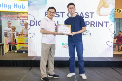 A certificate from DPM Heng Swee Keat