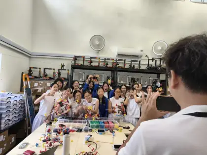 A maker lab full of builders