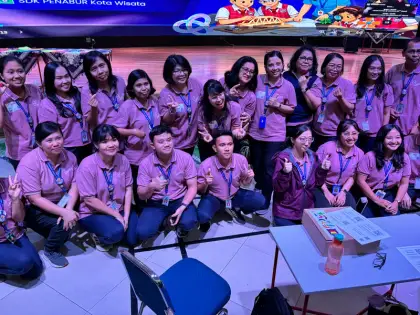 A sea of teachers in Indonesia