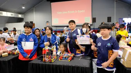 A Thai team behind their builds