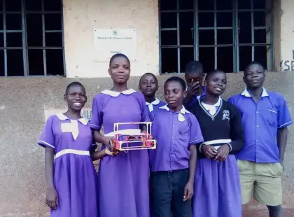 Pupils at Musita COU Primary School, Uganda