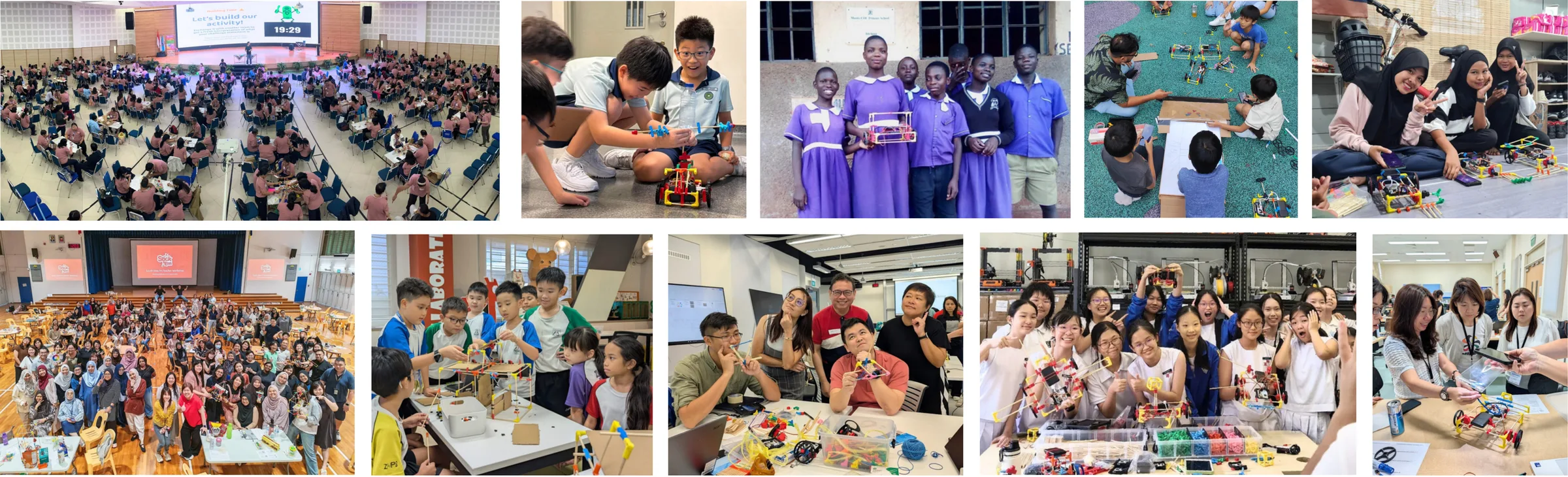 Ten more photographs from classrooms and workshops across Singapore, Indonesia, Brunei and Uganda